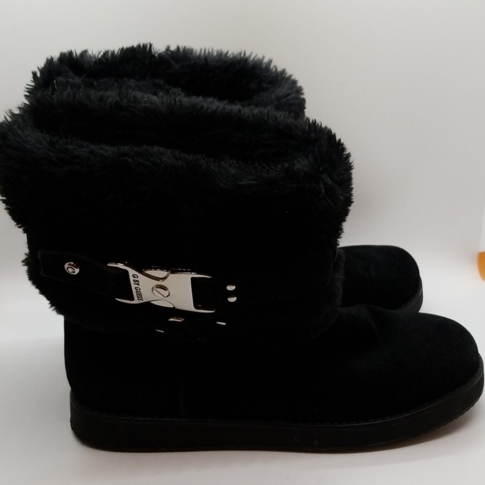 G by Guess faux fur boots